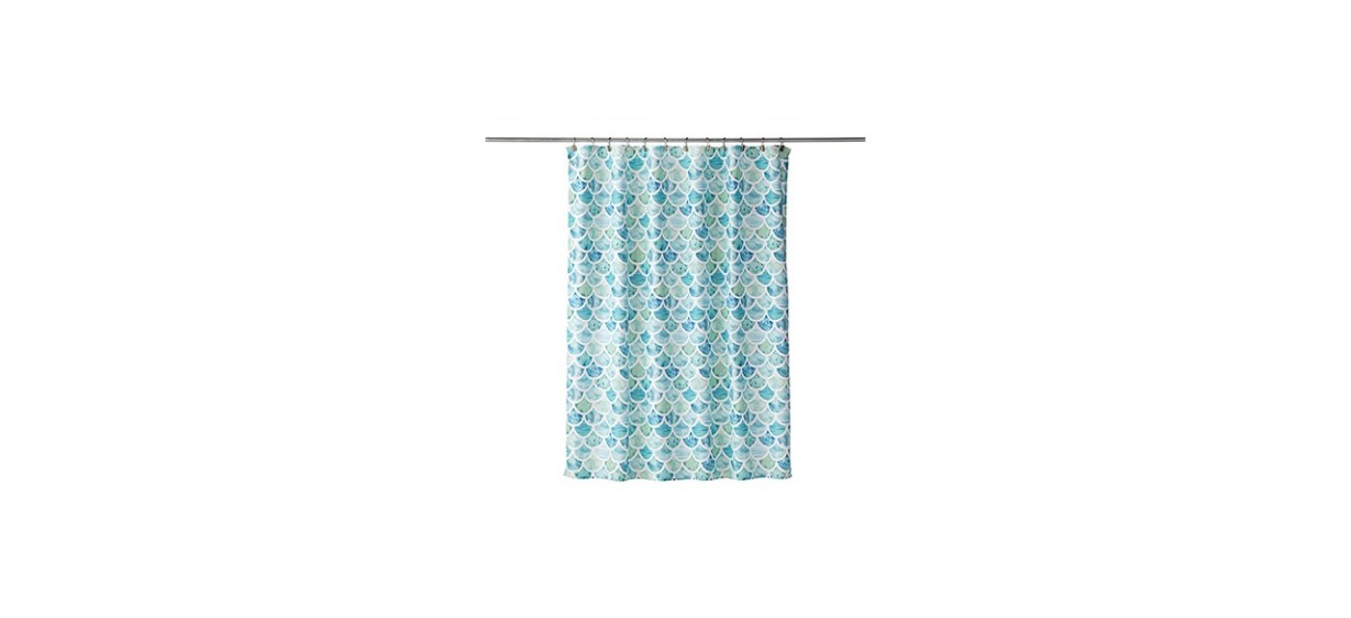 Home by Saturday Knight Ltd. Ocean Watercolor Scales Shower Curtain