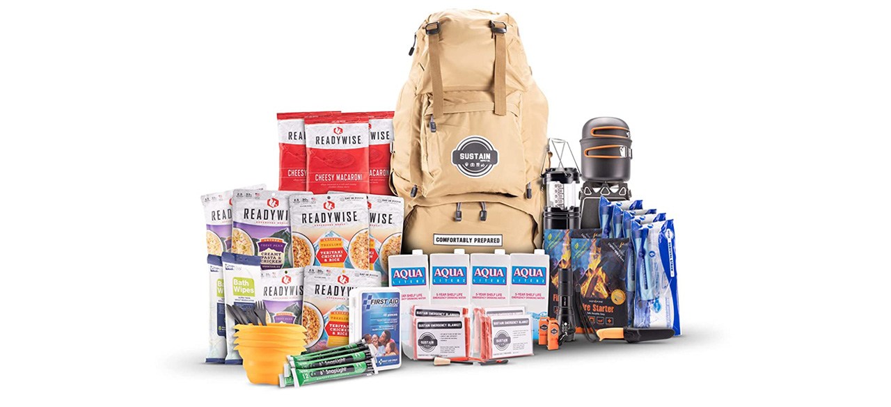 Best Sustain Supply Emergency Survival Kit and Backpack