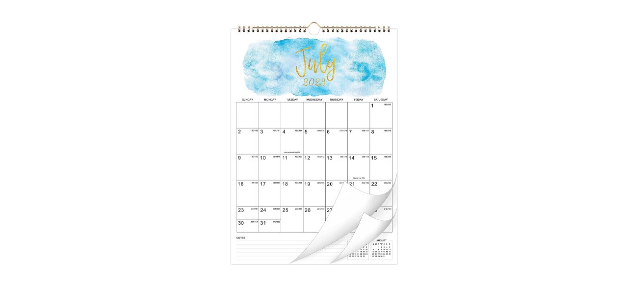 Maalbok 2021 Monthly Wall Calendar