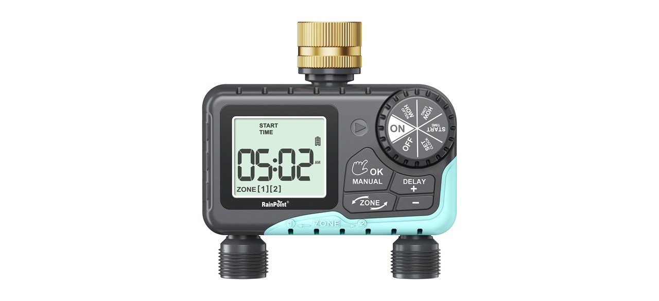 Rainpoint Sprinkler Timer on white background