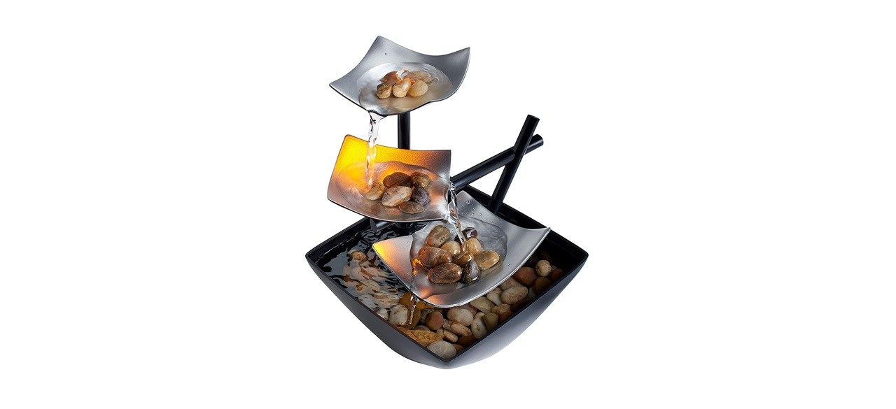 HoMedics Indoor 3-Tier Relaxation Tabletop Fountain