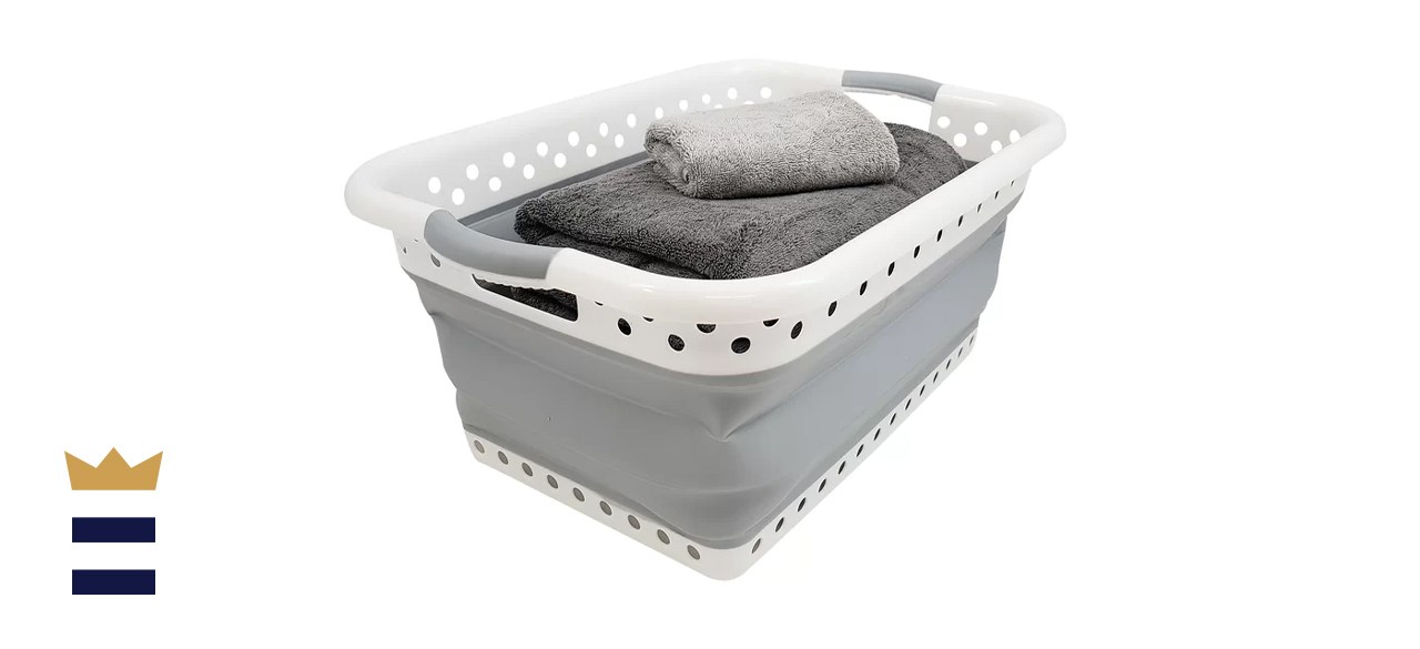 collapsible laundry basket silicone aldi