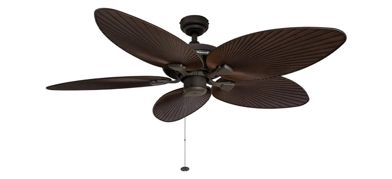 Honeywell Ceiling Fan 50207 Five-Blade 52-Inch Bronze Outdoor Ceiling Fan