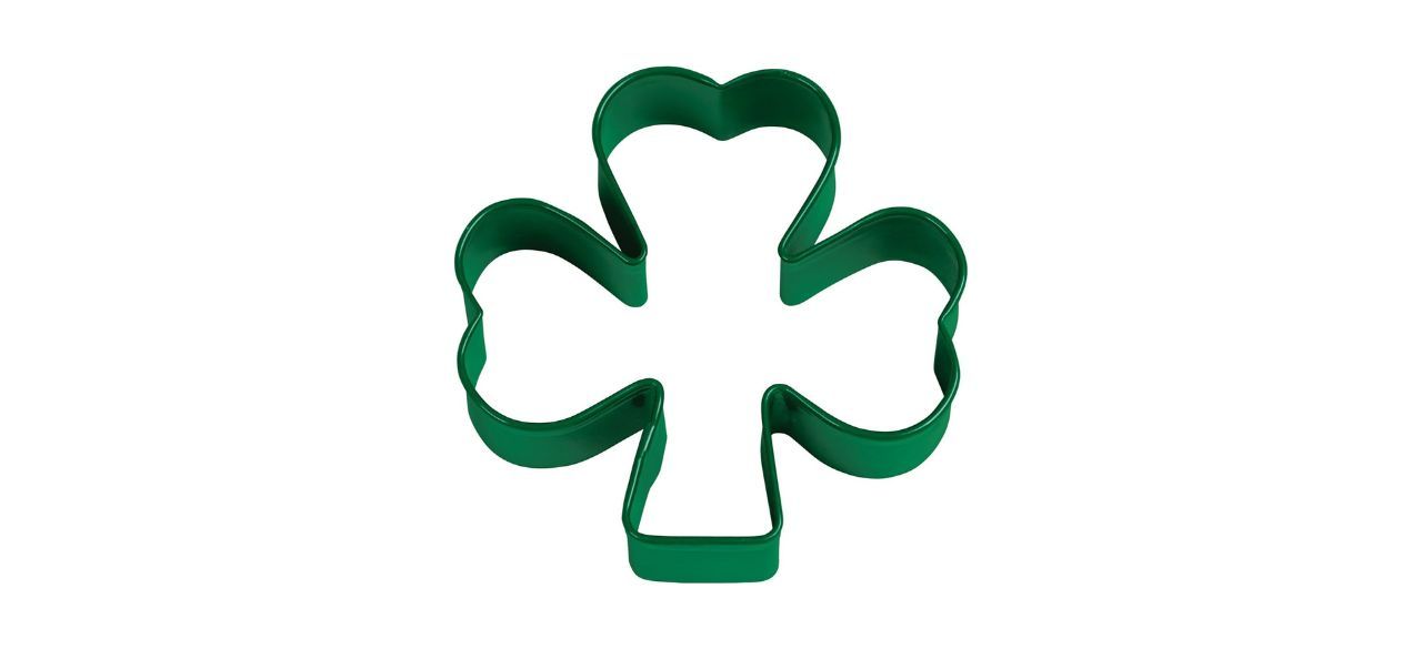 Wilton Green Metal Shamrock Cookie Cutter