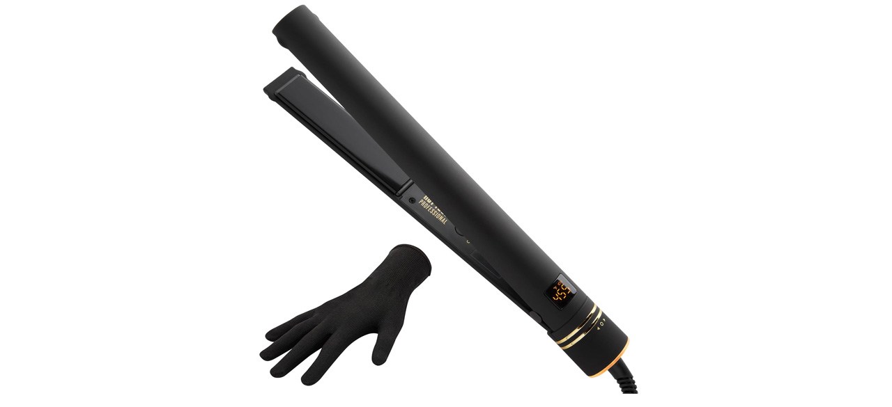 Best Hot Tools Pro Artist Black Gold Evolve Ionic Salon Hair Flat Iron