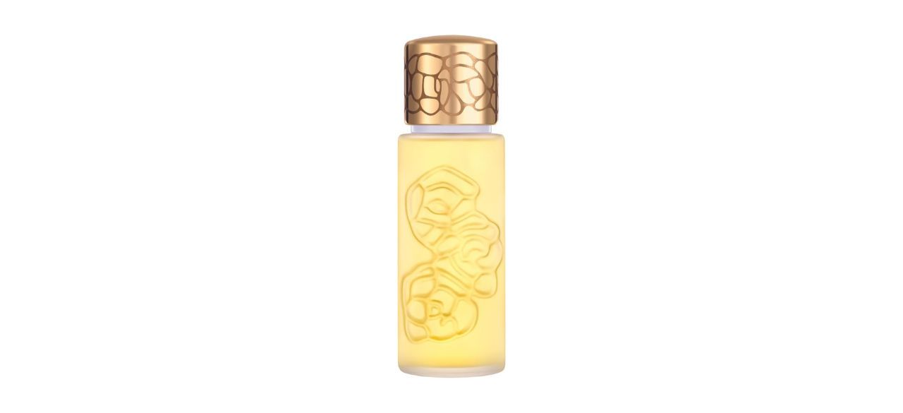 Houbigant Fougere Royale Extrait de Parfum in a clear bottle with a gold cap