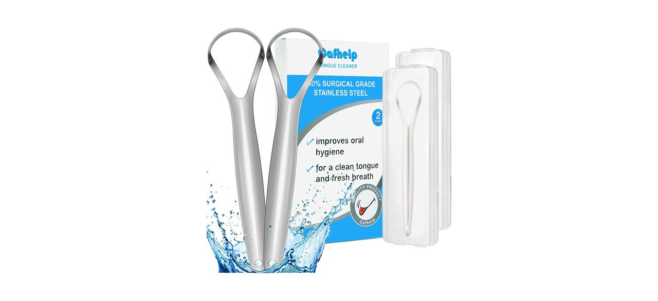 Best Cafhelp 2-Pack Tongue Scraper