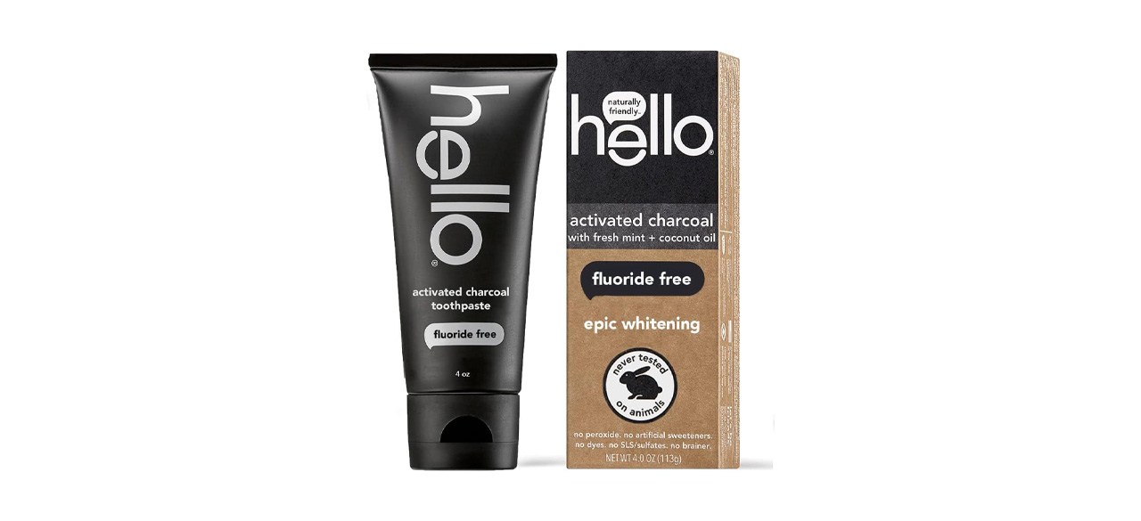 Best Hello Activated Charcoal Toothpaste