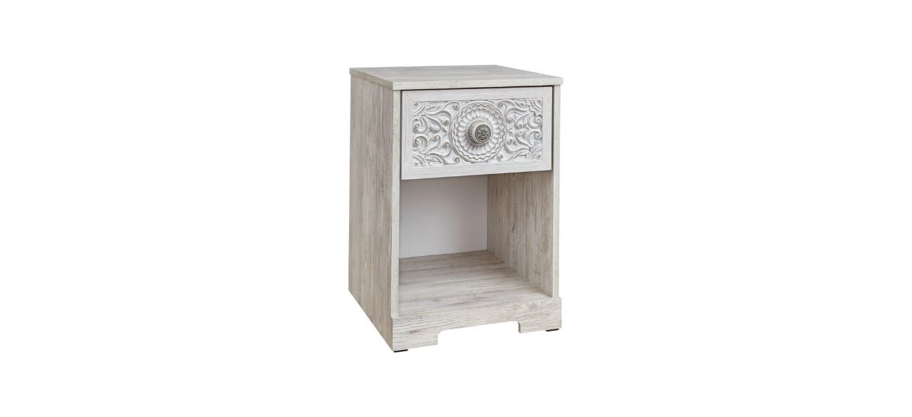 best Lark Manor Hoang Wood Nightstand