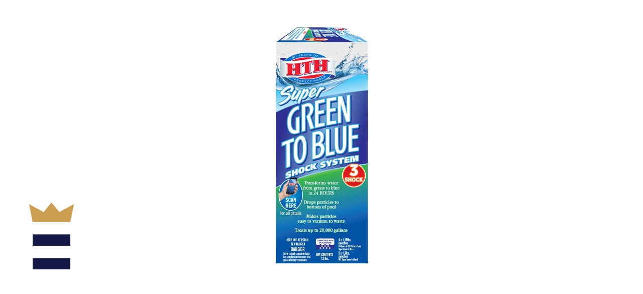 how to use hth green to blue shock system