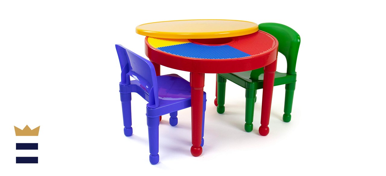 Humble Crew 2-in-1 Building Blocks Table and Chairs