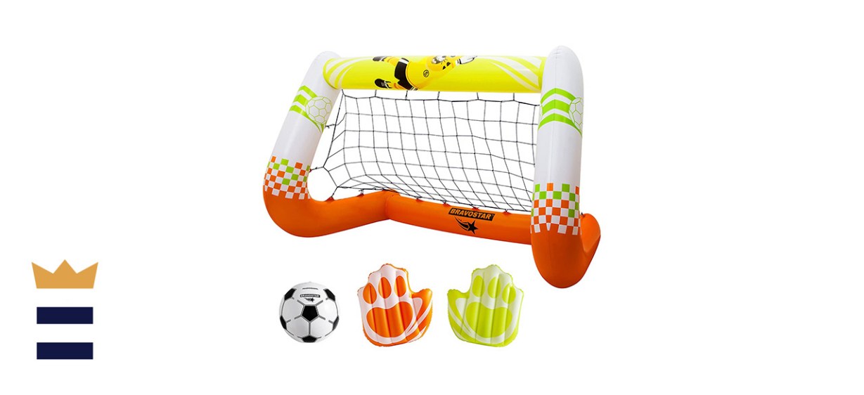 Inflatable soccer goal