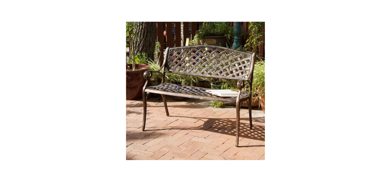 best Alcott Hill Clifford Cast Aluminum Garden Bench