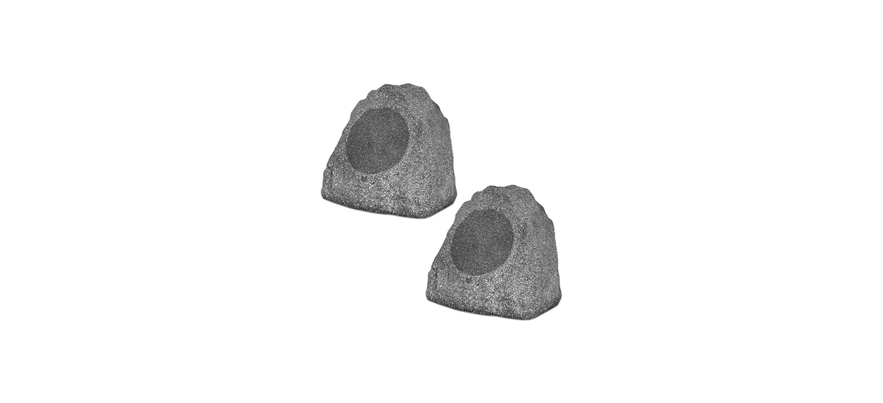 best Theater Solutions Outdoor Granite Rock 2-Speaker Set