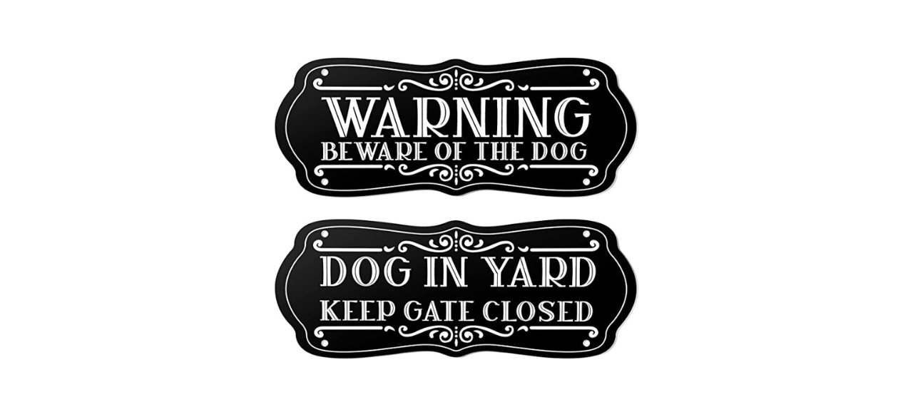 best Moxweyeni Dog Signs, 2-pack