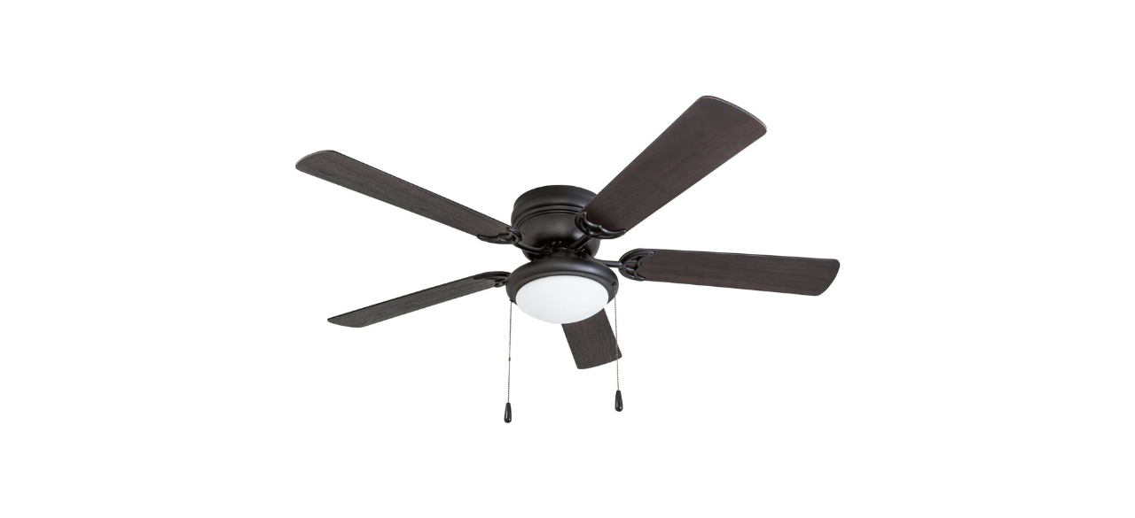 Portage Bay Hugger Matte Black West Hill Ceiling Fan