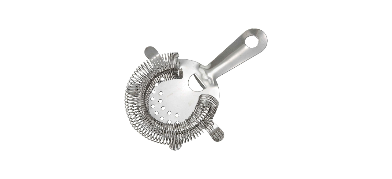 Winco Stainless Steel 4-Prong Bar Strainer 