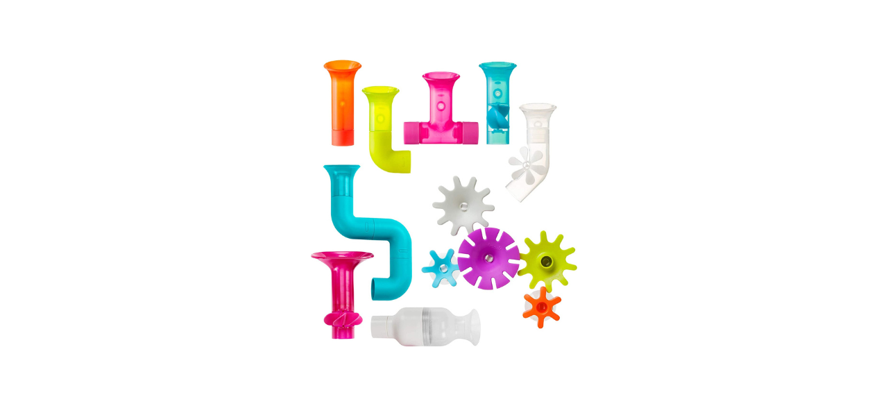 boon PIPES 5-Piece Building Bath Toy Set