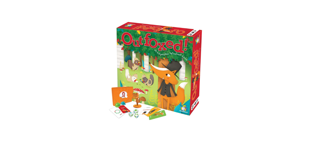 Gamewright Outfoxed! A Cooperative Whodunit Board Game