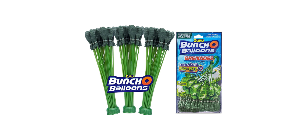 Bunch O Balloons 100 Grenade Rapid-Filling Self-Sealing Water Balloons by ZURU