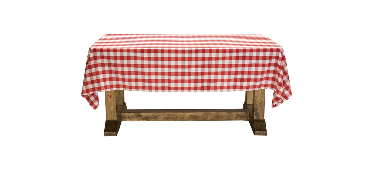 Lann's Linens - 60" x 102" Premium Checkered Tablecloth