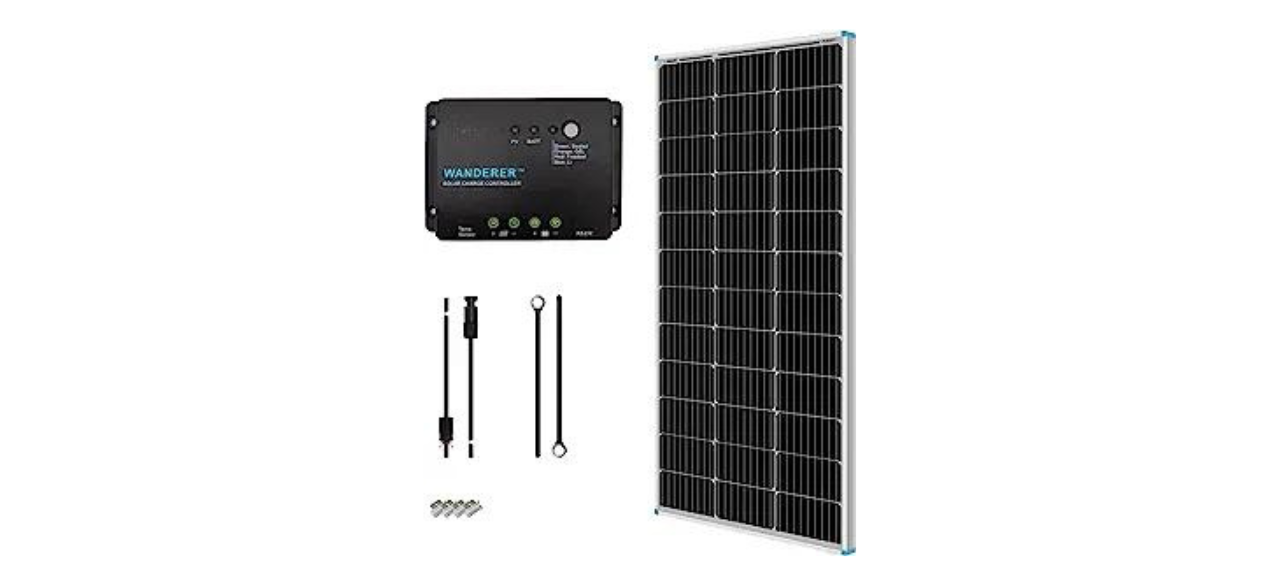 Renogy 100 Watts 12 Volts Monocrystalline Solar Starter Kit