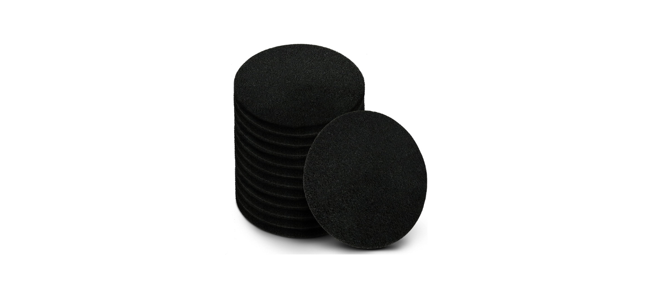 12pack FoodOMeter 6.7 Inch Charcoal Filters for Kitchen Compost Bin Pail Filters Replacement