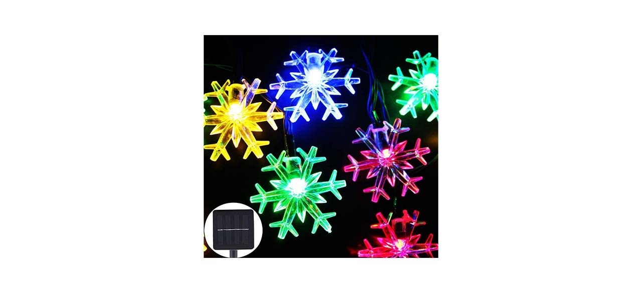 Inngree Solar Snowflake String Lights