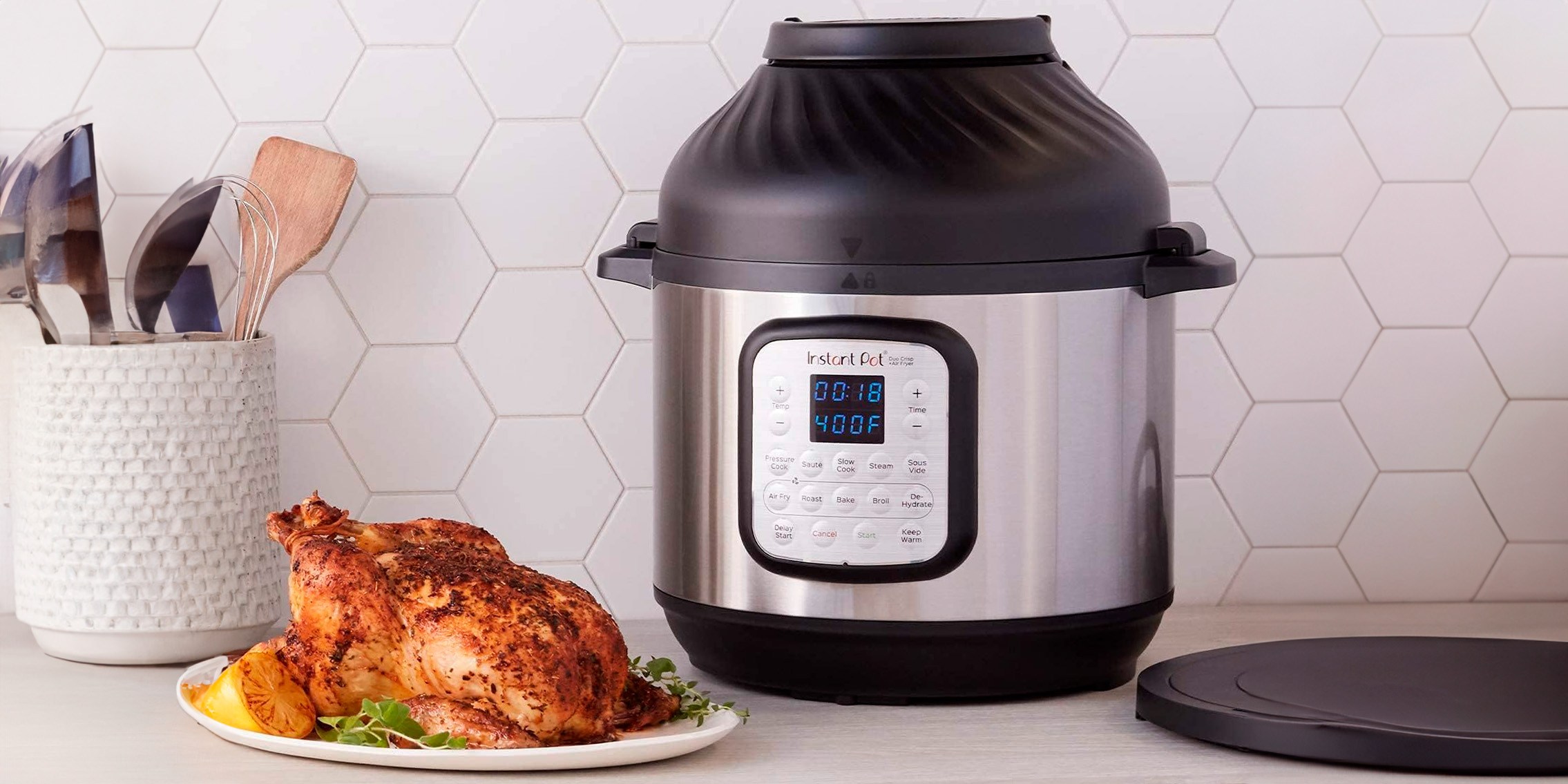 Best Instant Pot Duo Crisp 11-in-1 Air Fryer and Electric Pressure Cooker Combo