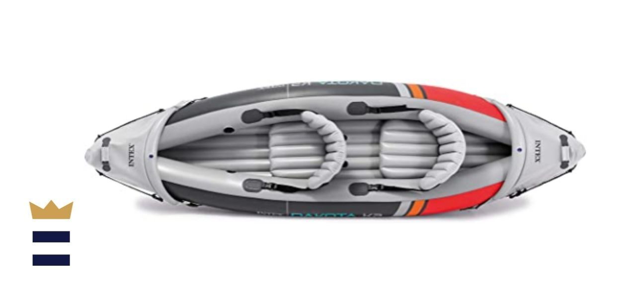 Intex 68310VM Dakota K2 2-Person Heavy-Duty Vinyl Inflatable Kayak