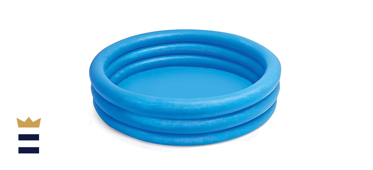 Intex Crystal Blue Kids Inflatable 66in x 15in Swimming Pool