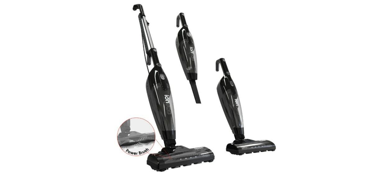 Ionvac 3-in-1 vacuum on white background Ionvac 3-in-1 vacuum on white background