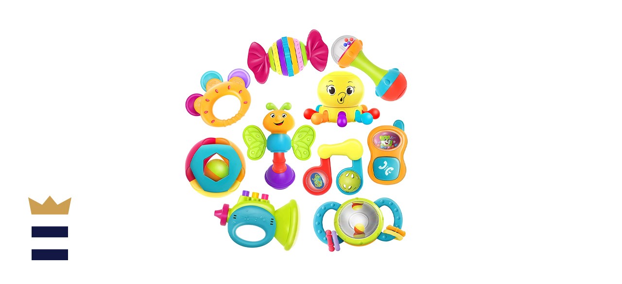 iPlay, iLearn 10pcs Baby Rattle Toys