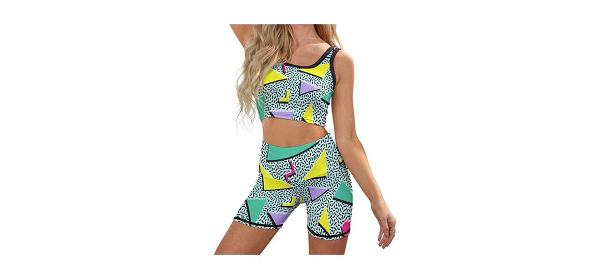 ISMV Two-Piece Retro Workout Outfit