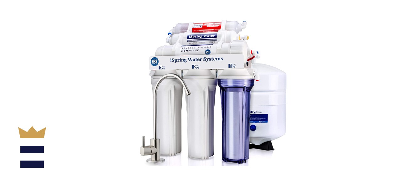 iSpring 6-Stage Under Sink Reverse Osmosis Drinking Water Filter System