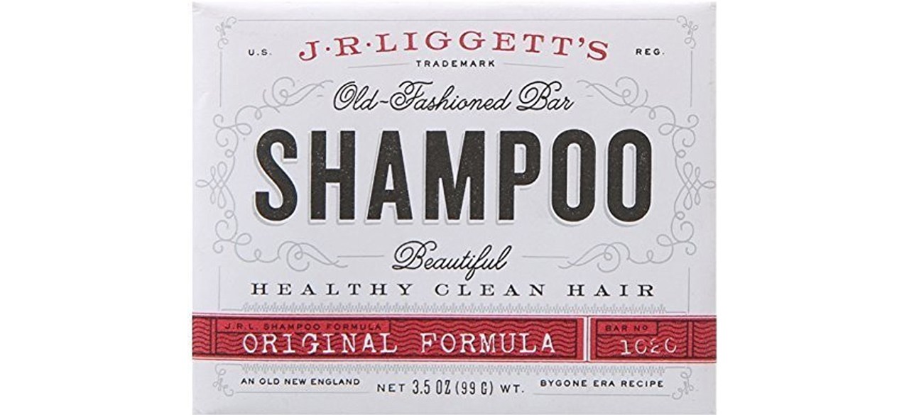 J.R. Liggett's Old-Fashioned Bar Shampoo on white background