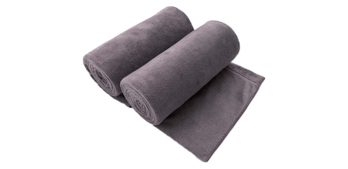 Best JML Microfiber Bath Towel, 2-Pack-how-to-dry-your-hair-without-a-blow-dryer