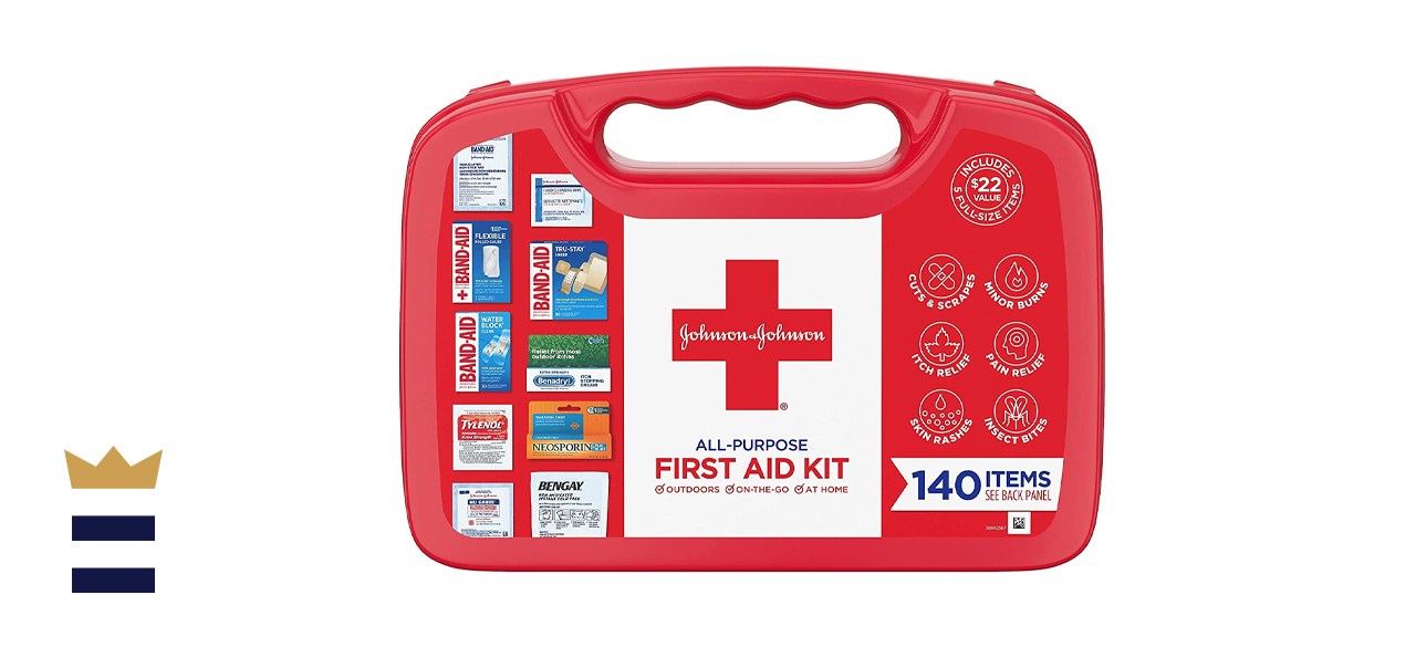 Johnson &amp; Johnson All-Purpose Portable Compact First Aid Kit 