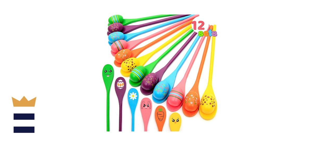 Joyin Easter Egg and Spoon Relay Game Joyin Easter Egg and Spoon Relay Game