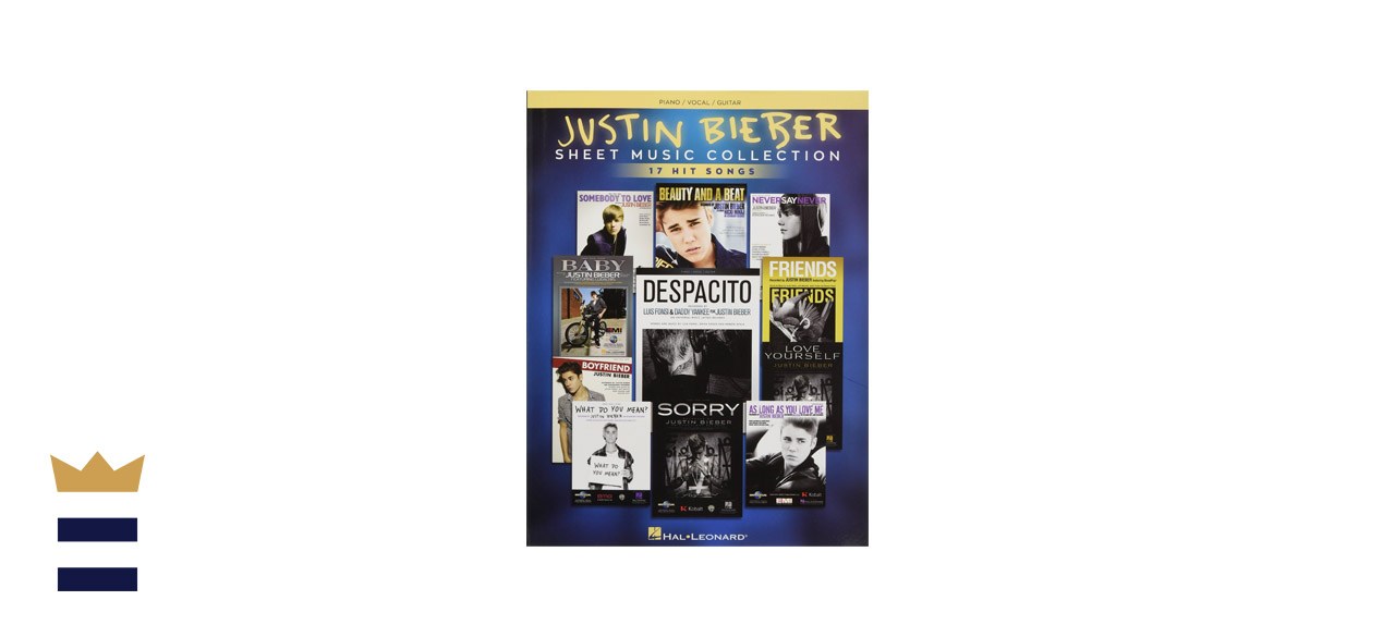 Justin Bieber sheet music book