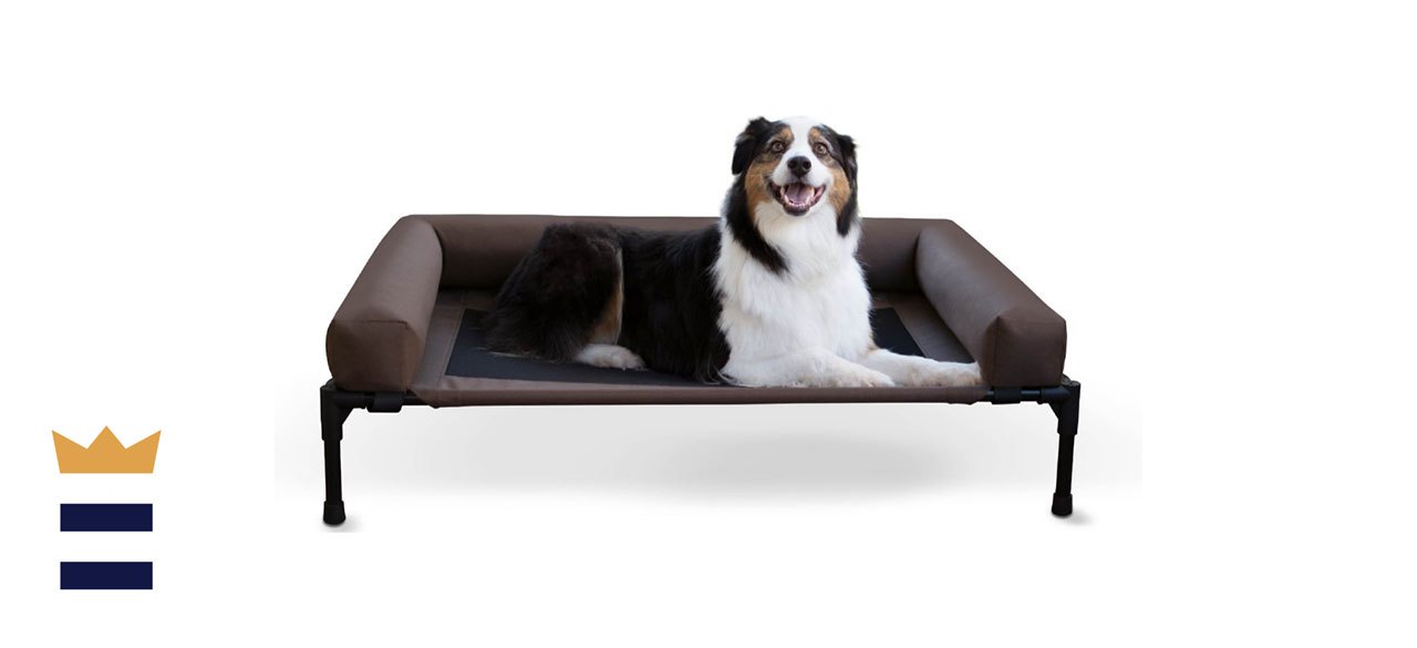 K_H Pet Products Cama para perros elevada con refuerzo original