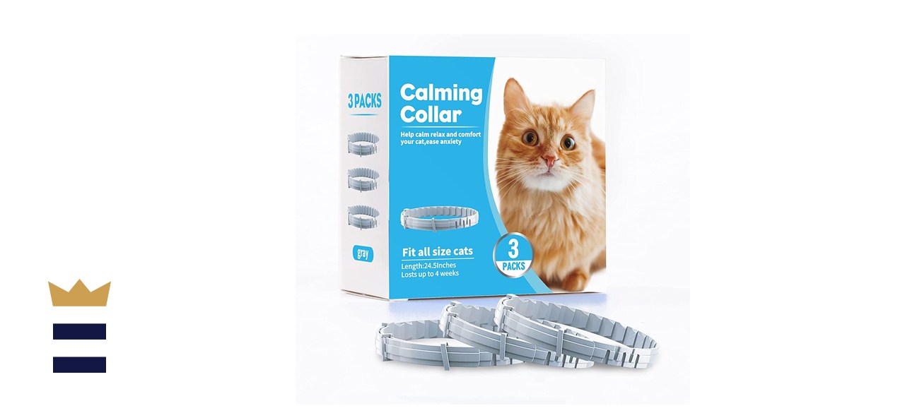 does dog calming collar safe cats