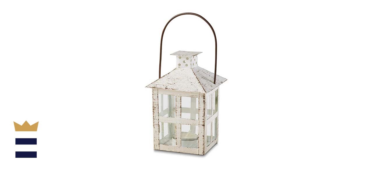 Kate Aspen White candle lantern