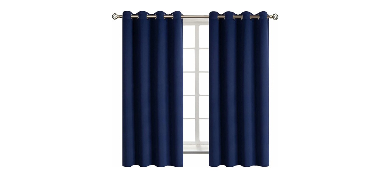 BGment Navy Blackout Curtains for Bedroom