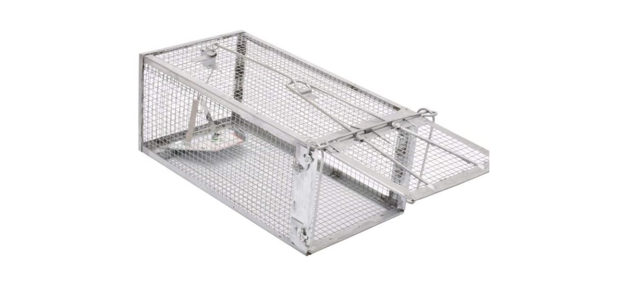 Professional Chipmunk / Rat Galvanized Metal Live Animal Traps