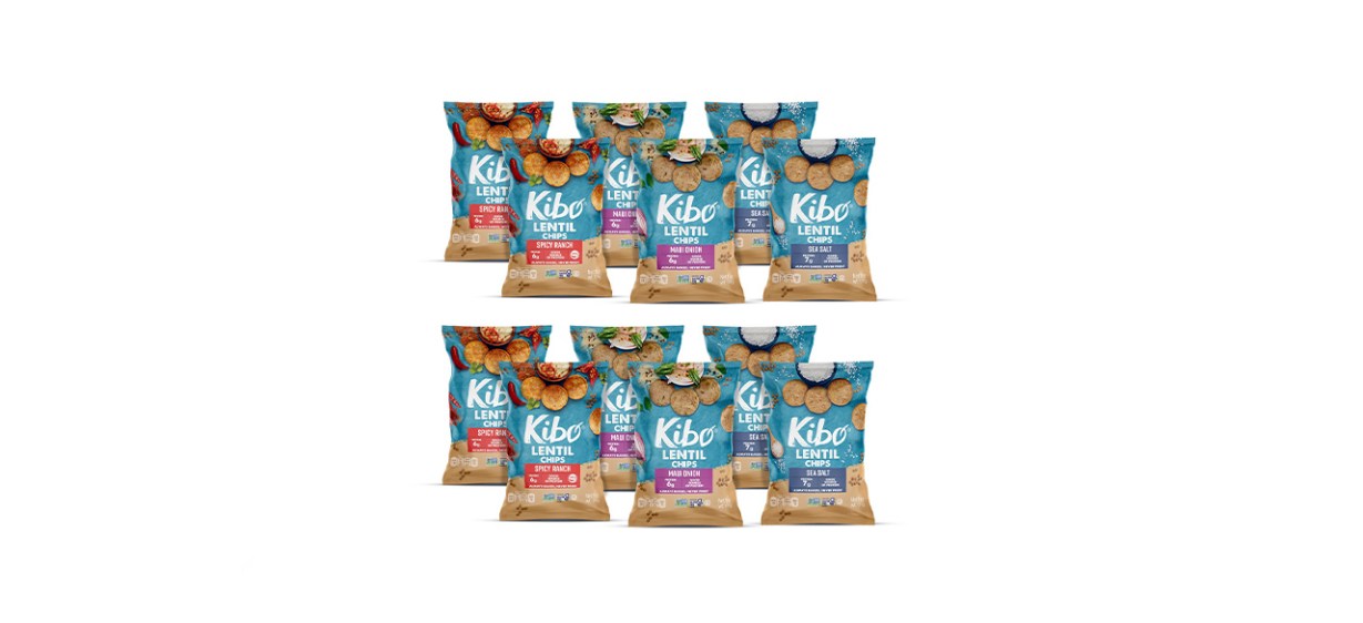 Kibo Lentil Chips Variety Pack