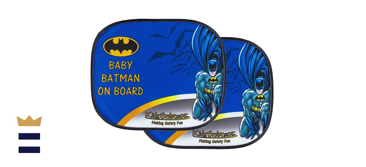 KidsEmbrace DC Comics &quot;Baby Batman On Board&quot; Window Shades