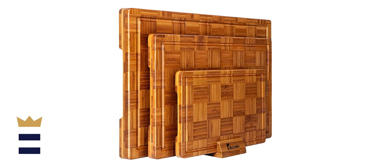 Kikcoin Extra Large Bamboo Cutting Boards