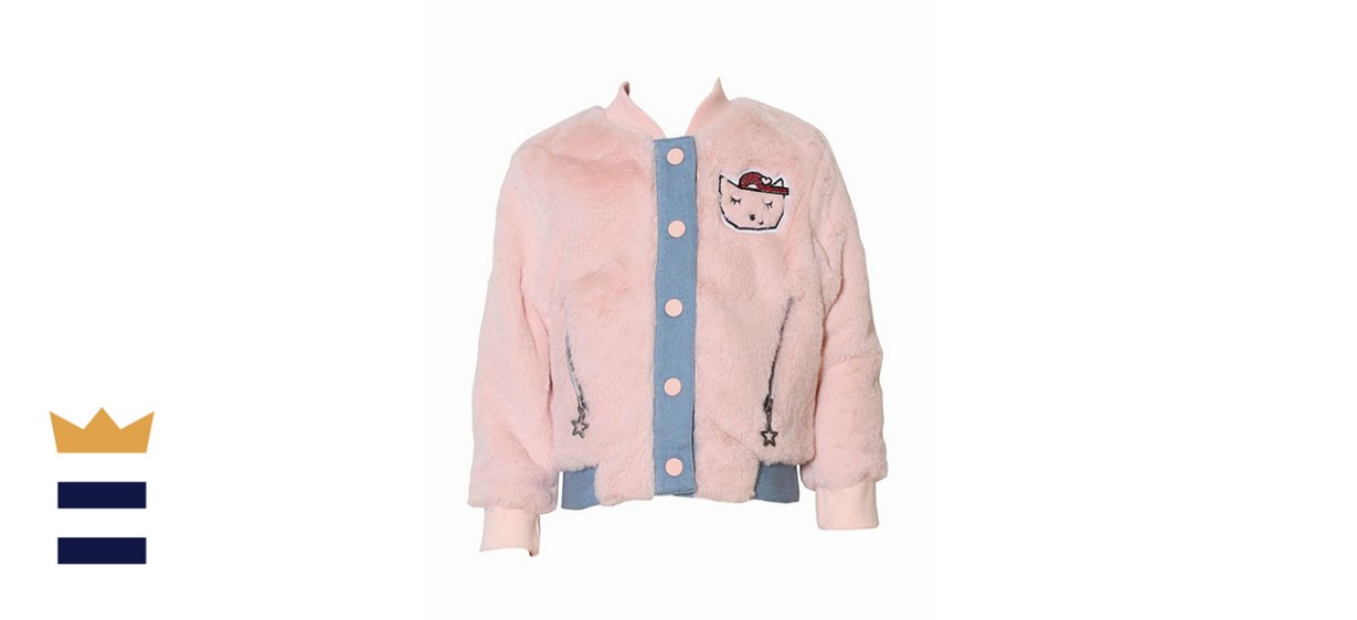 Kinderkind Toddler Fur Bomber Jacket Kinderkind Toddler Fur Bomber Jacket