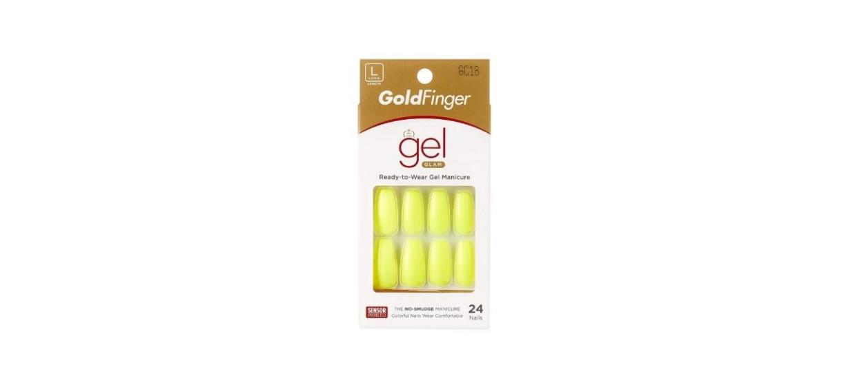 Kiss Goldfinger Gel Glam Full Cover Press-On Nails Kiss Goldfinger Gel Glam Full Cover Press-On Nails